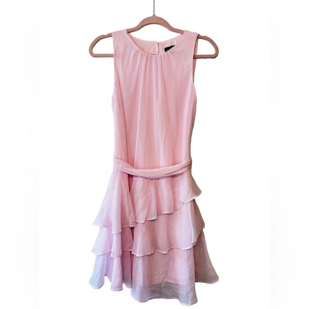 Express Tiered Ruffle Mini Dress Size S - Picture 3 of 8
